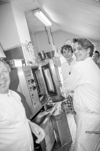 De brigade in de keuken